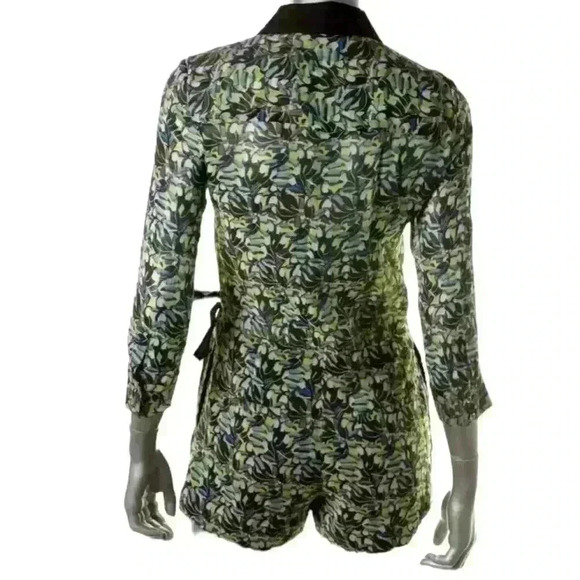 Rachel Roy Womens Tuscan Skort Romper Jumpsuit Multicolored Toucan Size 2 - Picture 3 of 9